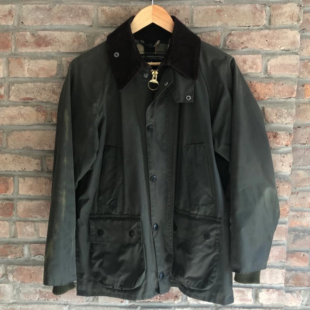 Barbour Bedale size 36 green small medium